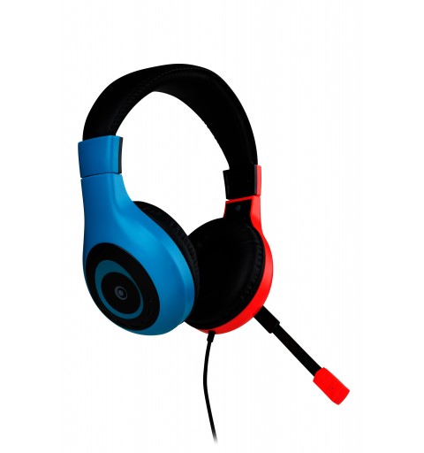 Bigben Connected SWITCHHEADSETV1R+B auricular y casco Auriculares Alámbrico Diadema Juego Azul, Rojo