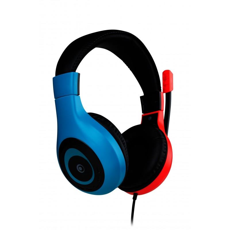 Bigben Connected SWITCHHEADSETV1R+B auricular y casco Auriculares Alámbrico Diadema Juego Azul, Rojo