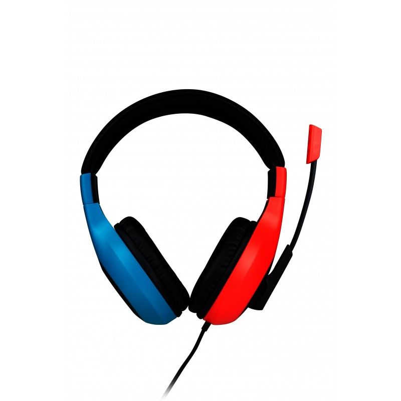 Bigben Connected SWITCHHEADSETV1R+B auricular y casco Auriculares Alámbrico Diadema Juego Azul, Rojo