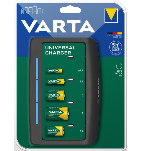 Varta 57648 101 401 chargeur de batterie Pile domestique Secteur