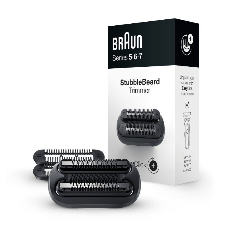 Braun EasyClick Accessorio Rifinitore Effetto Barba Incolta Per Rasoio Elettrico Series 5, 6 E 7 (Nuova Generazione)