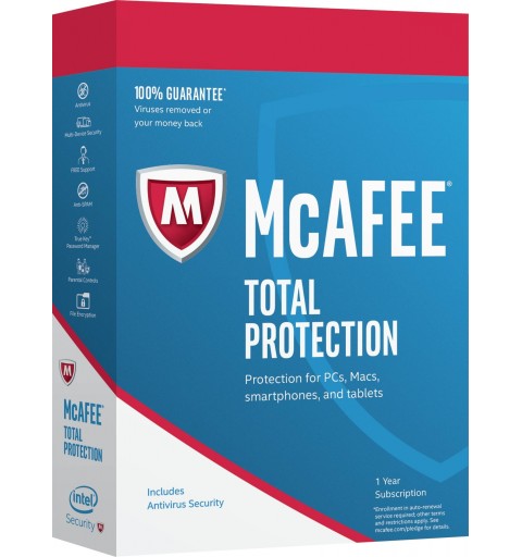 McAfee Total Protection Base license 5 license(s) 1 year(s)