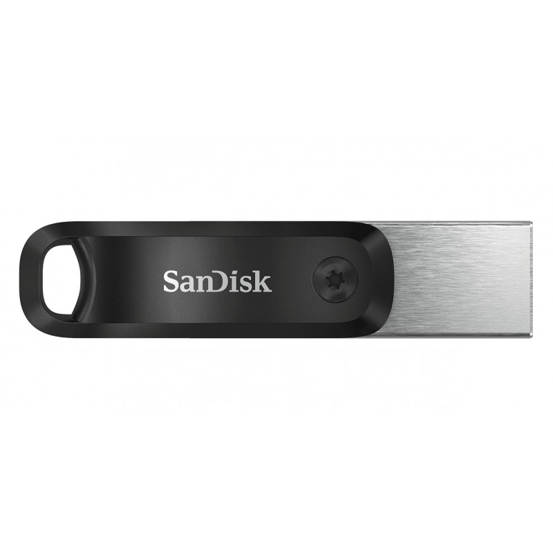 SanDisk iXpand USB flash drive 64 GB USB Type-A Lightning 3.2 Gen 2 (3.1 Gen 2) Black, Silver