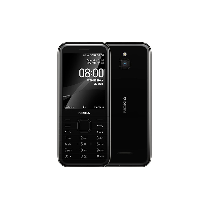 Nokia 8000 4G 7.11 cm (2.8") 110.2 g Black Feature phone