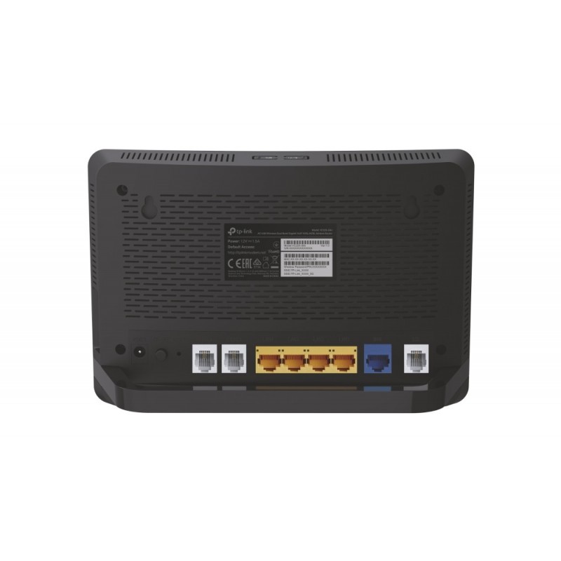 TP-LINK Archer VR1210v router inalámbrico Gigabit Ethernet Doble banda (2,4 GHz 5 GHz) 3G 4G Negro