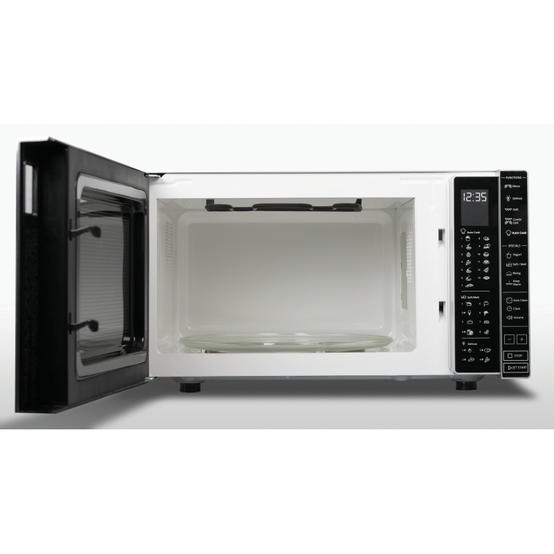 Whirlpool MWP 303 SB Arbeitsplatte Kombi-Mikrowelle 30 l 900 W Schwarz, Silber