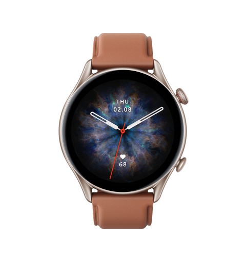 Amazfit GTR 3 Pro 3,68 cm (1.45 Zoll) 46 mm AMOLED Braun GPS