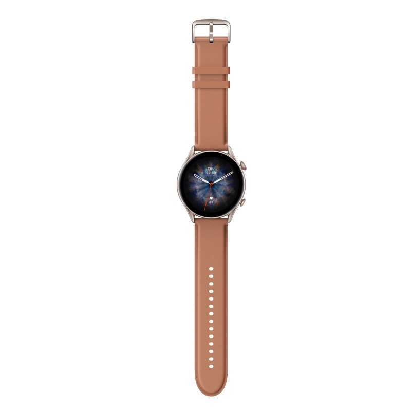 Amazfit GTR 3 Pro 3,68 cm (1.45") 46 mm AMOLED Marron GPS (satellite)