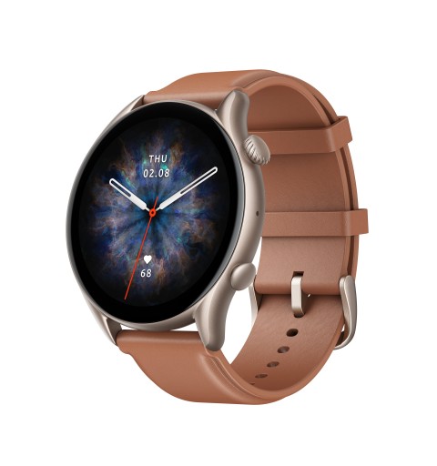 Amazfit GTR 3 Pro 3,68 cm (1.45") 46 mm AMOLED Marrón GPS (satélite)