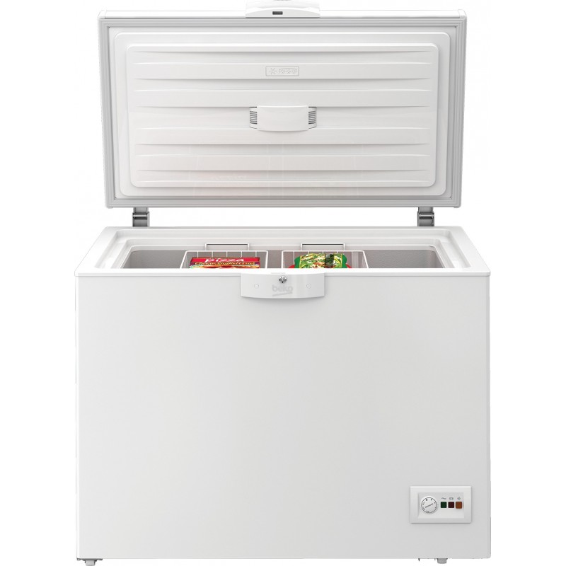 Beko HSA24540N Industrieller Kühl Gefrierschrank Kühltruhe 230 l Freistehend E