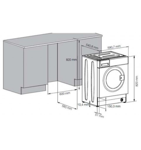 Beko WITC7612B0W lavadora Carga frontal 7 kg 1200 RPM Blanco