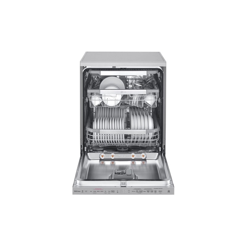 LG DF425HSS dishwasher Freestanding 14 place settings