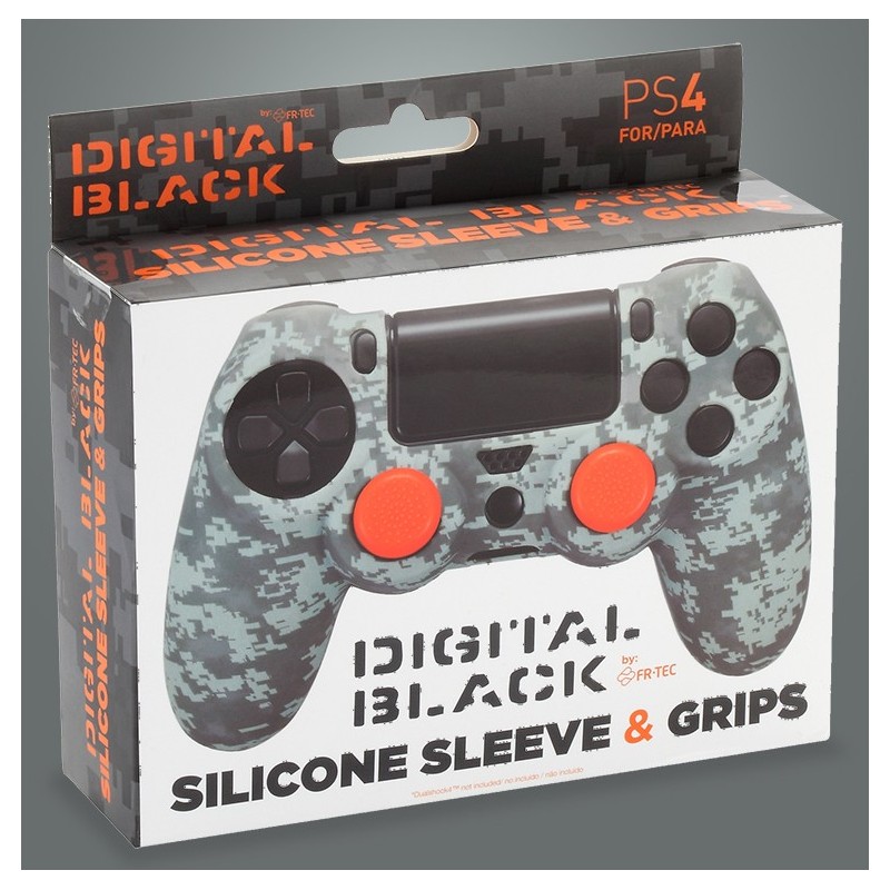 Blade Silicone + Grips Camo Pixel Black