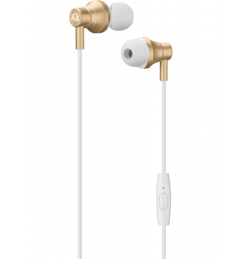 Cellularline Iron - Universale Auricolari metallici in-ear con microfono