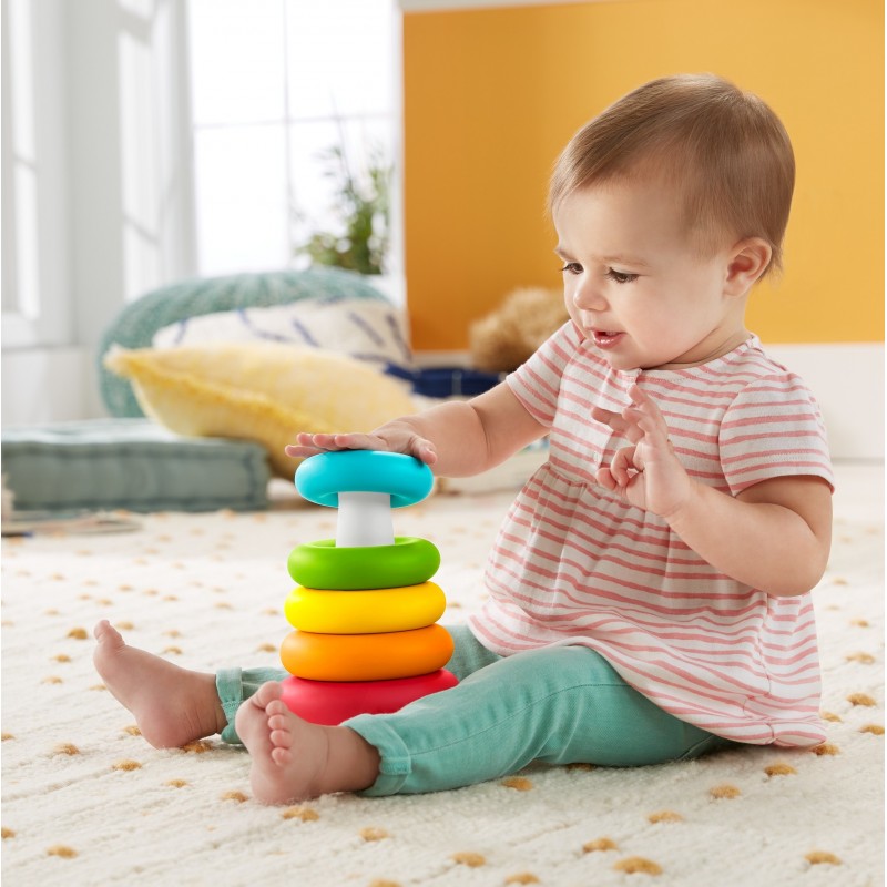 Fisher-Price Piramide 5 Anelli Ecosost