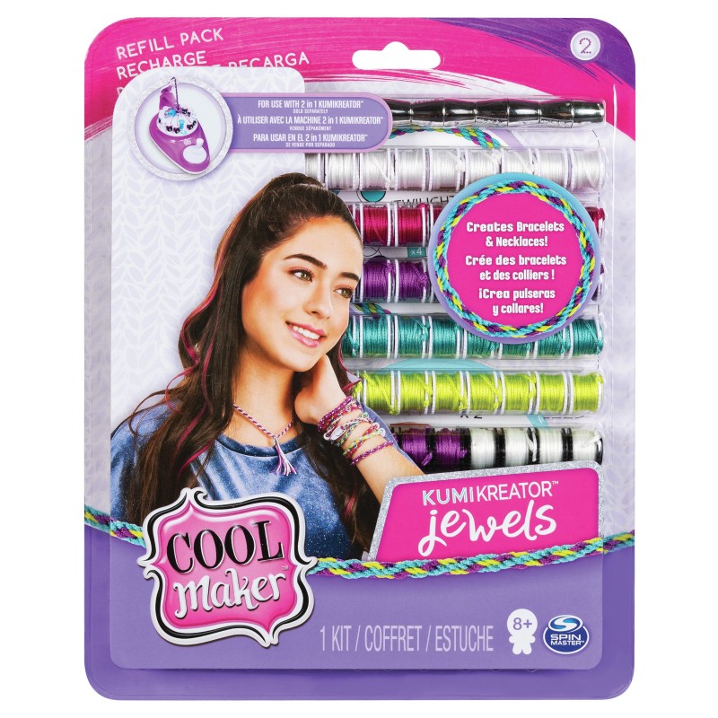 Cool Maker , set moda Kumi per creare fino a 12 braccialetti con KumiKreator, per bambine dagli 8 anni in su (i modelli variano)