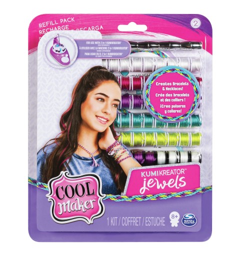 Cool Maker – Coffret de mode KumiNeons, fabrique jusqu'à 12 bracelets avec la machine KumiKreator, à partir de 8 ans