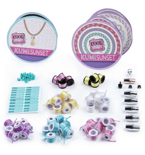 Cool Maker – Coffret de mode KumiNeons, fabrique jusqu'à 12 bracelets avec la machine KumiKreator, à partir de 8 ans