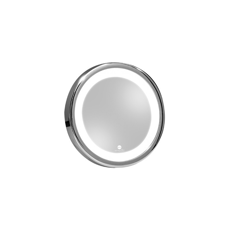 Macom 211 miroir de maquillage Ventouse Rond Chrome