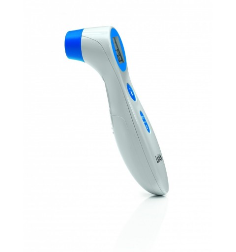 Laica TH1000 Digitales Fieberthermometer Fernabtastthermometer Blau, Weiß Stirn Tasten