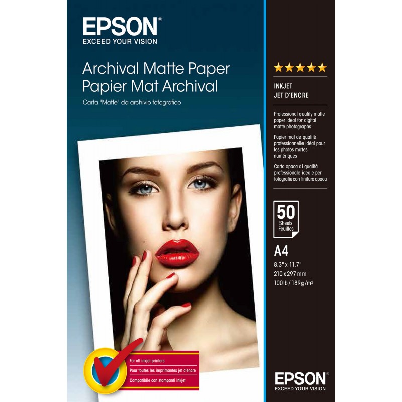 Epson Archival Matte Paper - A4 - 50 Blätter