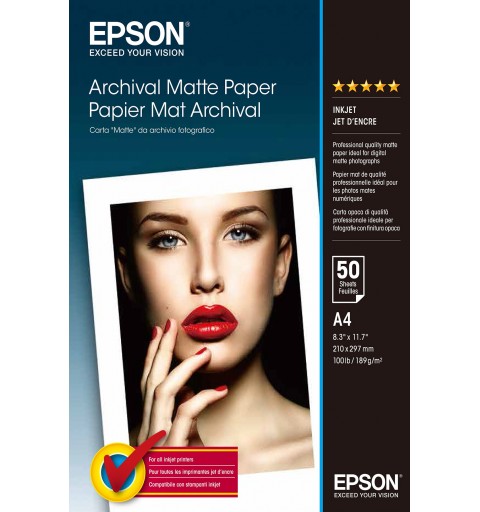 Epson Archival Matte Paper - A4 - 50 Feuilles