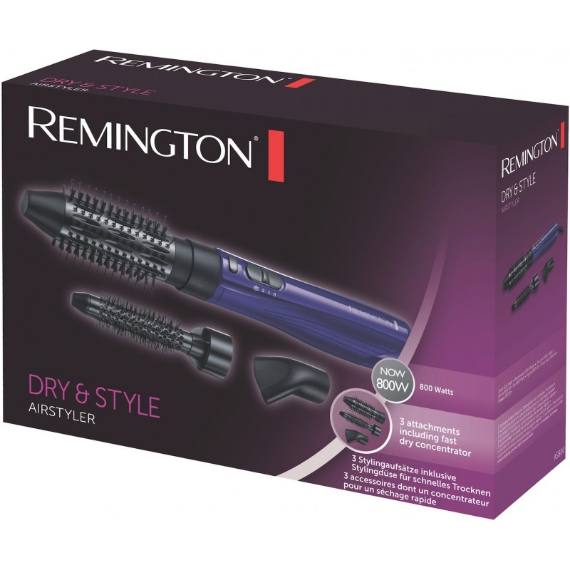 Remington AS800 Brosse soufflante à air chaud À chaleur Violet 800 W 1,8 m