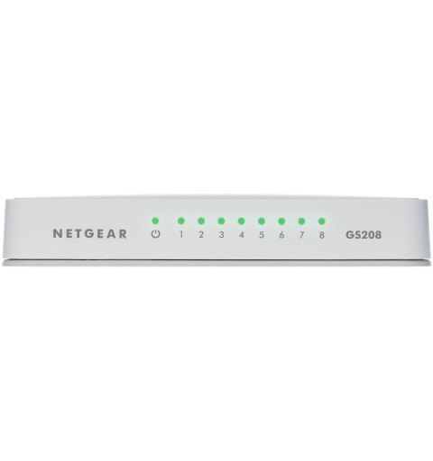 Netgear GS208 Gigabit Ethernet (10 100 1000) Weiß