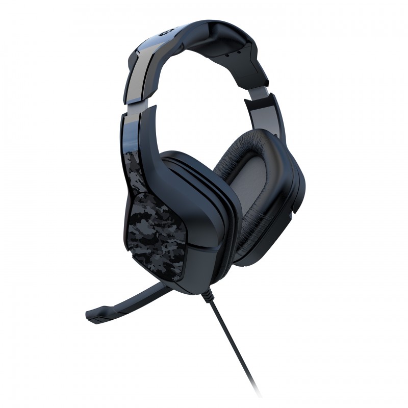Gioteck HC2 Kopfhörer Verkabelt Kopfband Gaming Schwarz, Grau
