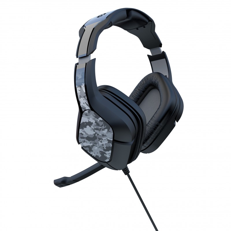 Gioteck HC2 Kopfhörer Verkabelt Kopfband Gaming Schwarz, Grau