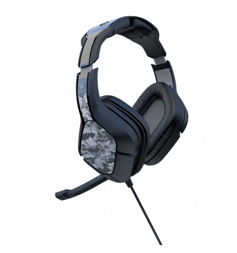 Gioteck HC2 Kopfhörer Verkabelt Kopfband Gaming Schwarz, Grau