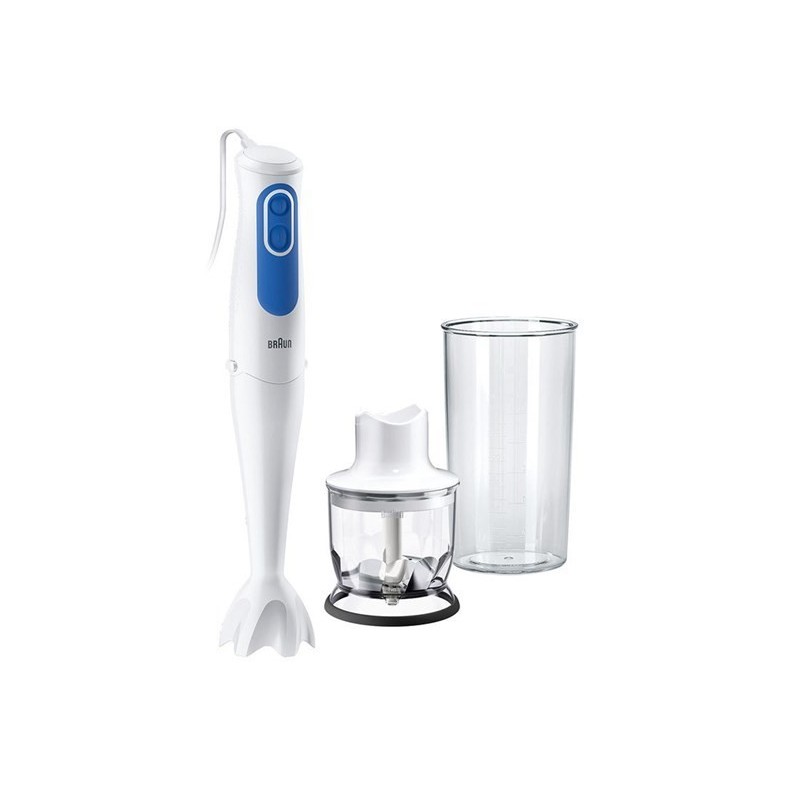 Braun MQ 3020 Pasta 0,35 L Batidora de vaso 700 W Azul, Blanco Braun MQ 3020 Pasta 0,35 L Batidora de vaso 700 W Azul, Blanco