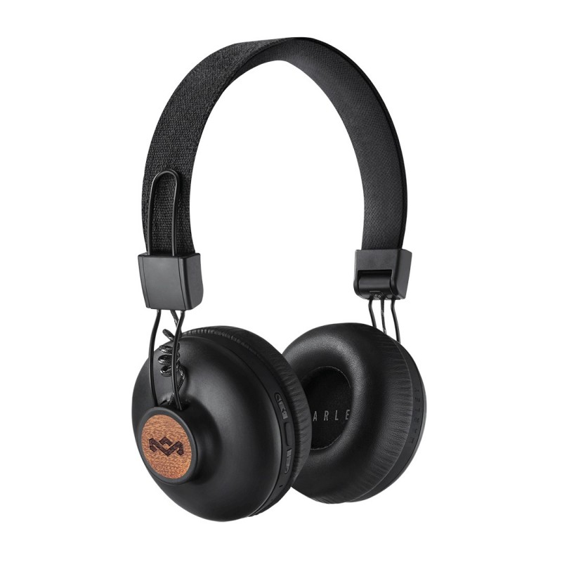 The House Of Marley Positive Vibration 2 Wireless Casque Avec fil &sans fil Arceau Appels Musique Micro-USB Bluetooth Noir