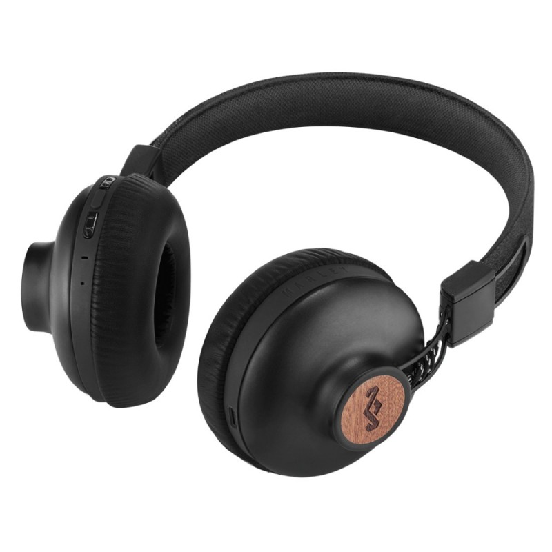 The House Of Marley Positive Vibration 2 Wireless Casque Avec fil &sans fil Arceau Appels Musique Micro-USB Bluetooth Noir