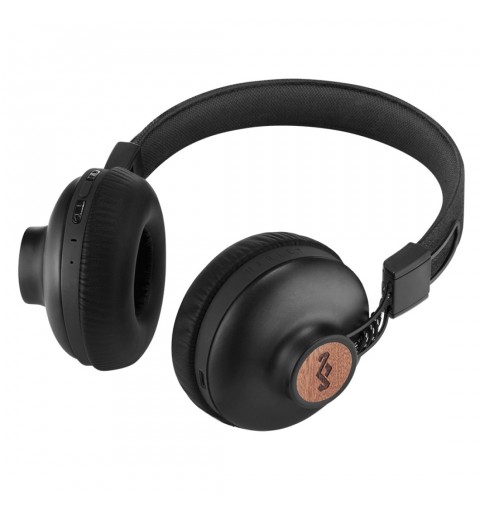 The House Of Marley Positive Vibration 2 Wireless Casque Avec fil &sans fil Arceau Appels Musique Micro-USB Bluetooth Noir