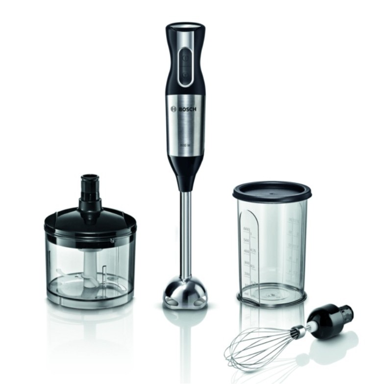 Bosch ErgoMixx MS6CM4150 blender Mélangeur par immersion 800 W Noir, Acier inoxydable