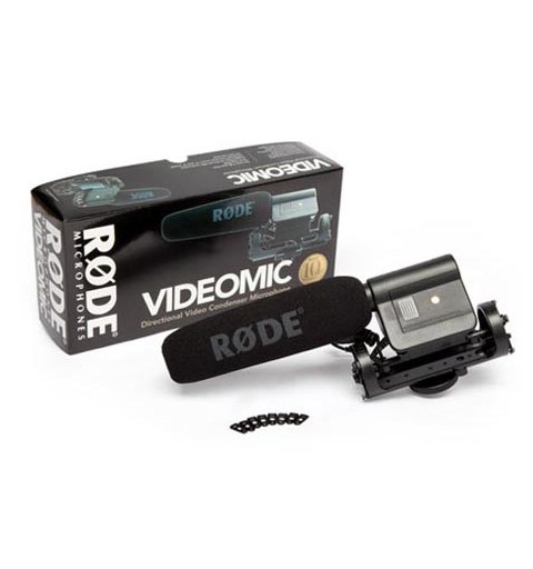 RØDE VideoMic Rycote Negro Micrófono para cámara digital