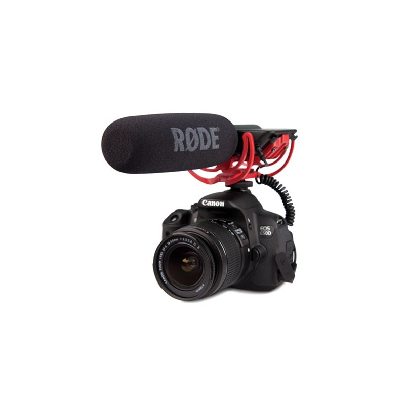 RØDE VideoMic Rycote Negro Micrófono para cámara digital