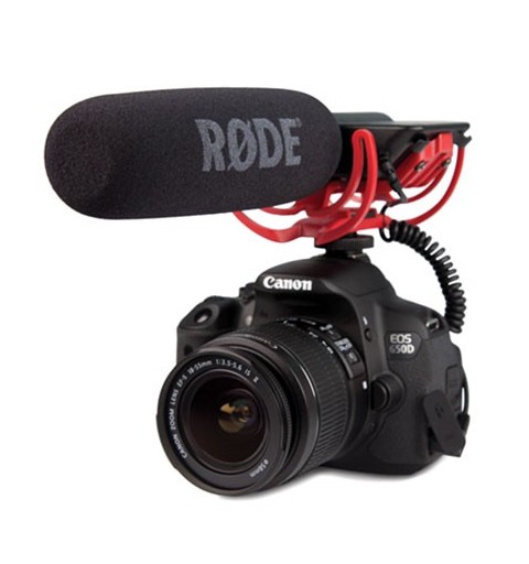 RØDE VideoMic Rycote Negro Micrófono para cámara digital