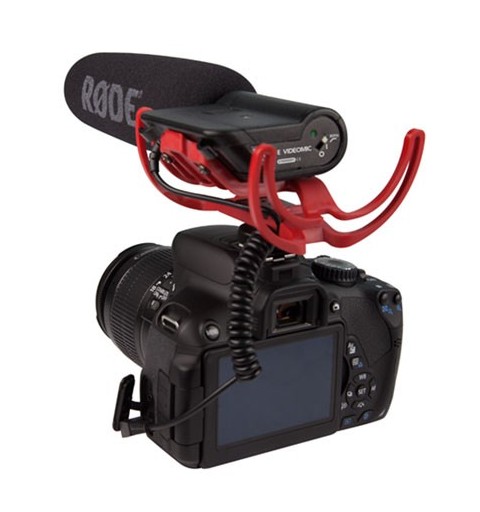 RØDE VideoMic Rycote Negro Micrófono para cámara digital