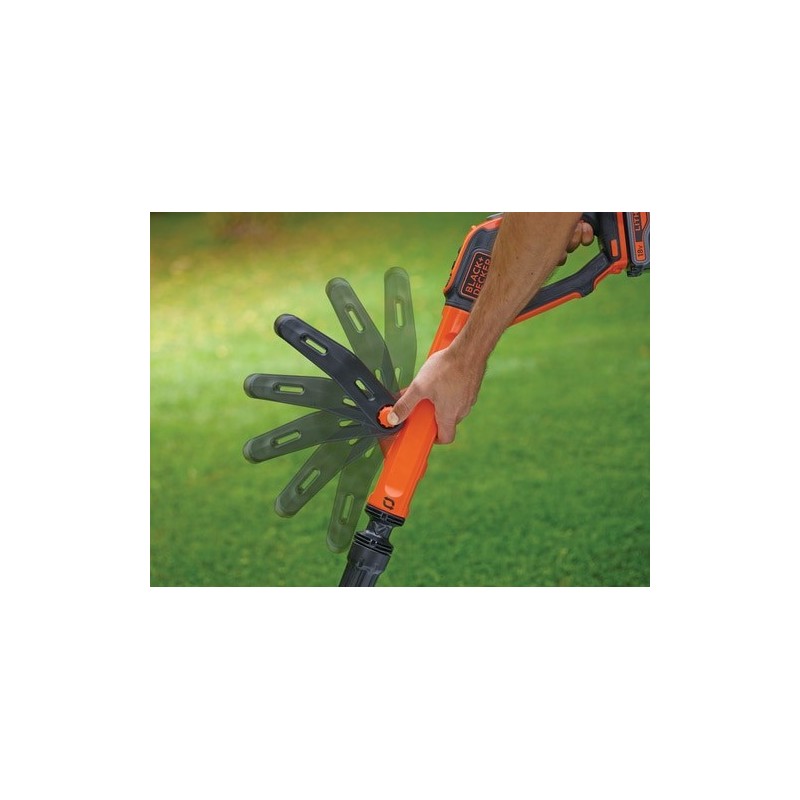 Black & Decker STC1840EPC brush cutter string trimmer 30 cm Battery Black, Orange