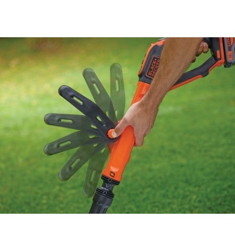 Black & Decker STC1840EPC brush cutter string trimmer 30 cm Battery Black, Orange