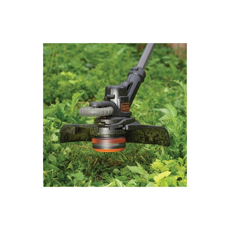 Black & Decker STC1840EPC brush cutter string trimmer 30 cm Battery Black, Orange