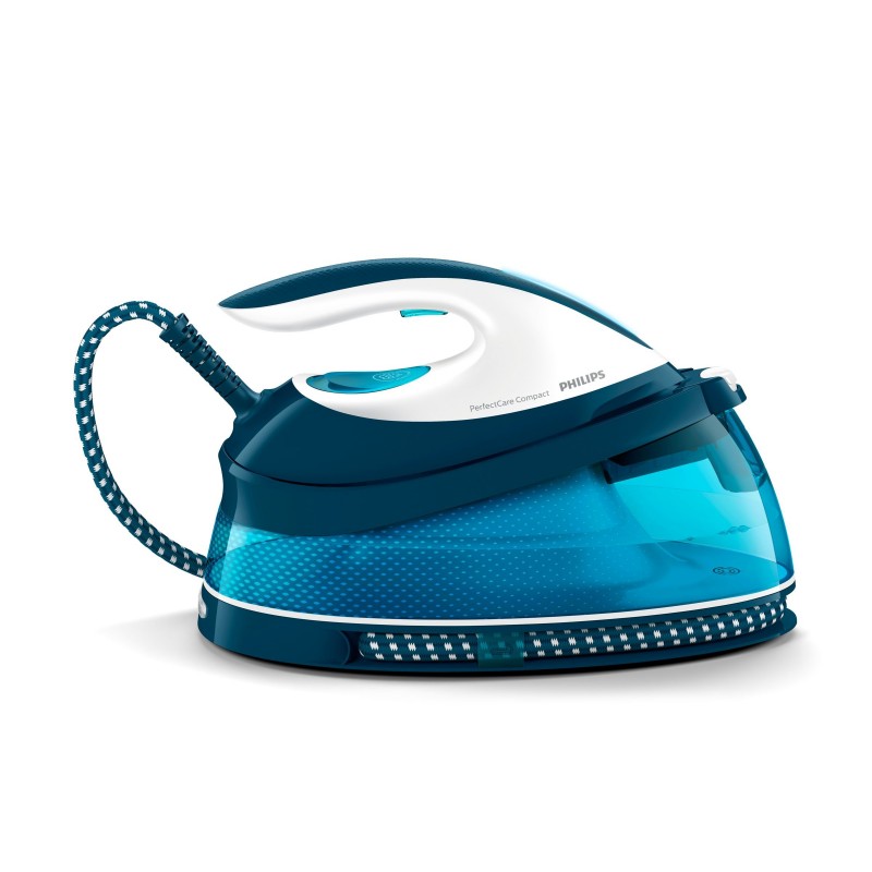 Philips GC7840 20 estación plancha al vapor 2400 W 1,5 L Suela de SteamGlide Azul, Blanco