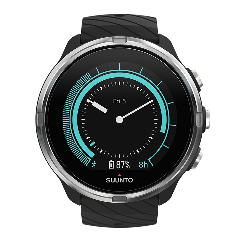 Suunto 9 5 cm (1.97") Matriz de puntos Negro, Plata GPS (satélite)