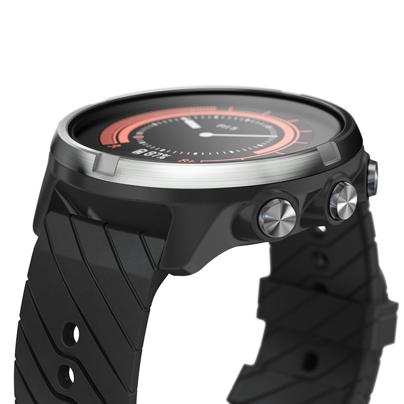 Suunto 9 5 cm (1.97") Matriz de puntos Negro, Plata GPS (satélite)