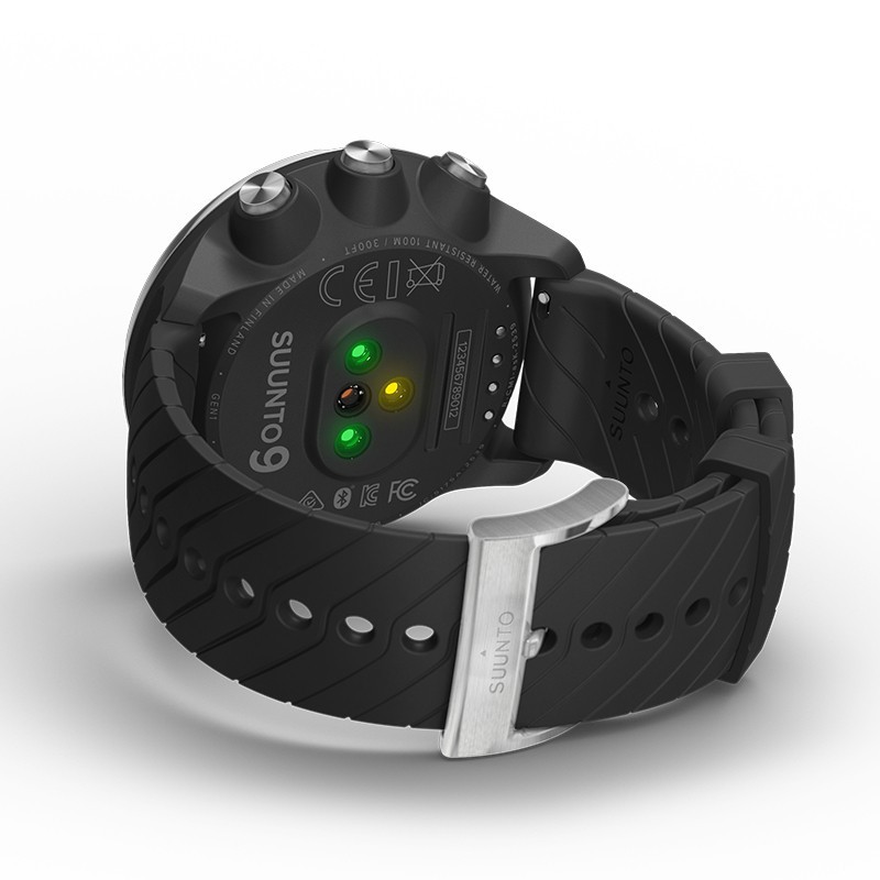 Suunto 9 5 cm (1.97") Matriz de puntos Negro, Plata GPS (satélite)