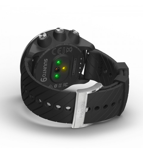 Suunto 9 5 cm (1.97") Matriz de puntos Negro, Plata GPS (satélite)