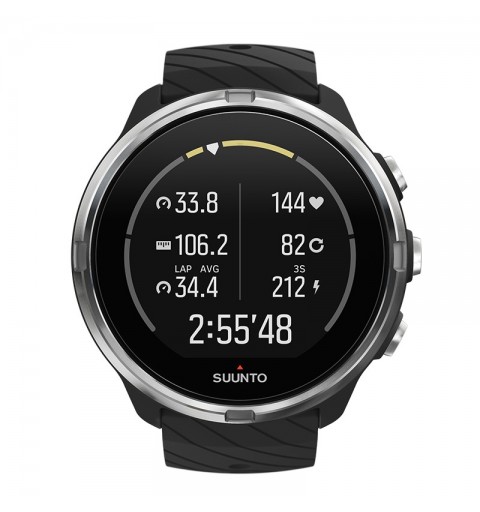 Suunto 9 5 cm (1.97") Matriz de puntos Negro, Plata GPS (satélite)