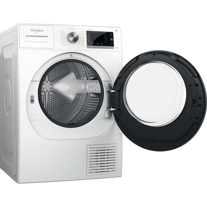 Whirlpool W6 D94WB IT tumble dryer Freestanding Front-load 9 kg A+++ White